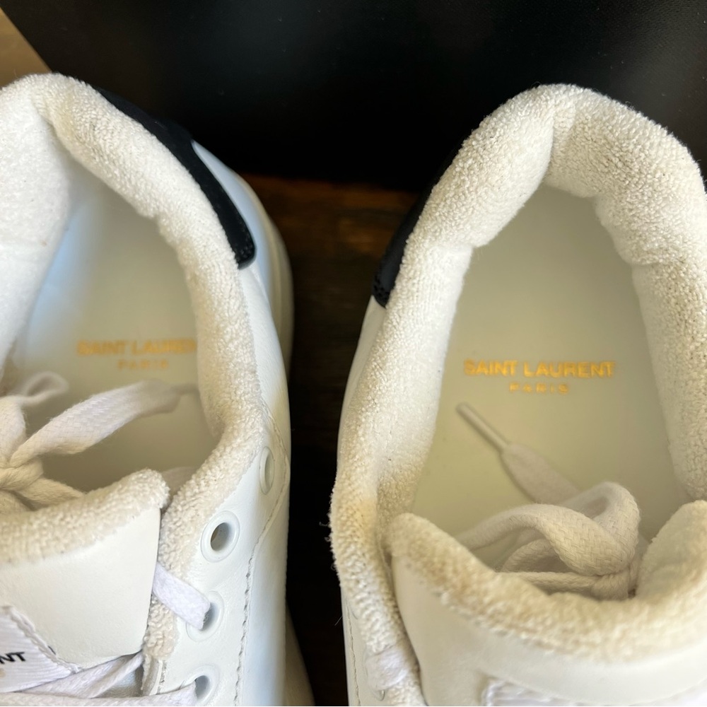Saint Laurent $880 SL/61 Low-Top Sneakers Unisex EU40 W10 M7 (Display Models) - Picture 9 of 16
